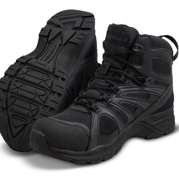 Altama Aboottabad Trail Mid WP Elite Black Boots - Picture 1 of 6